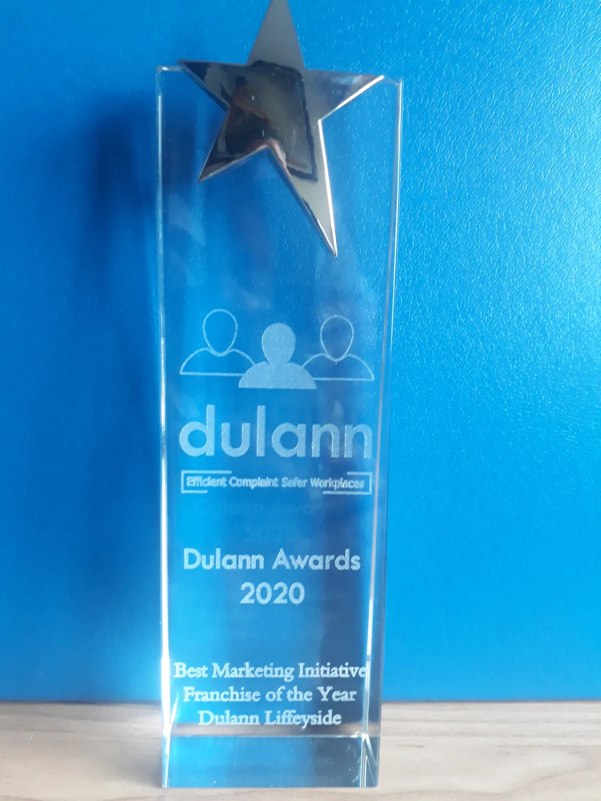 Dulann Awards 2020 plaque